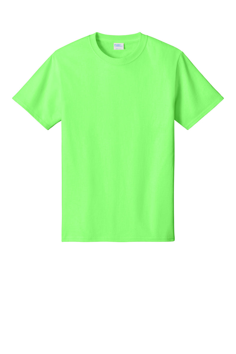 Port & Co Tall Core Cotton Tee - Neon Green