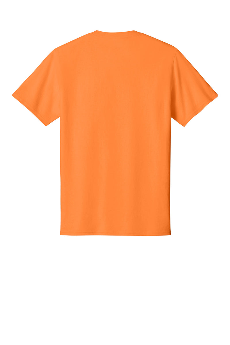 Port & Co Tall Core Cotton Tee - Neon Orange
