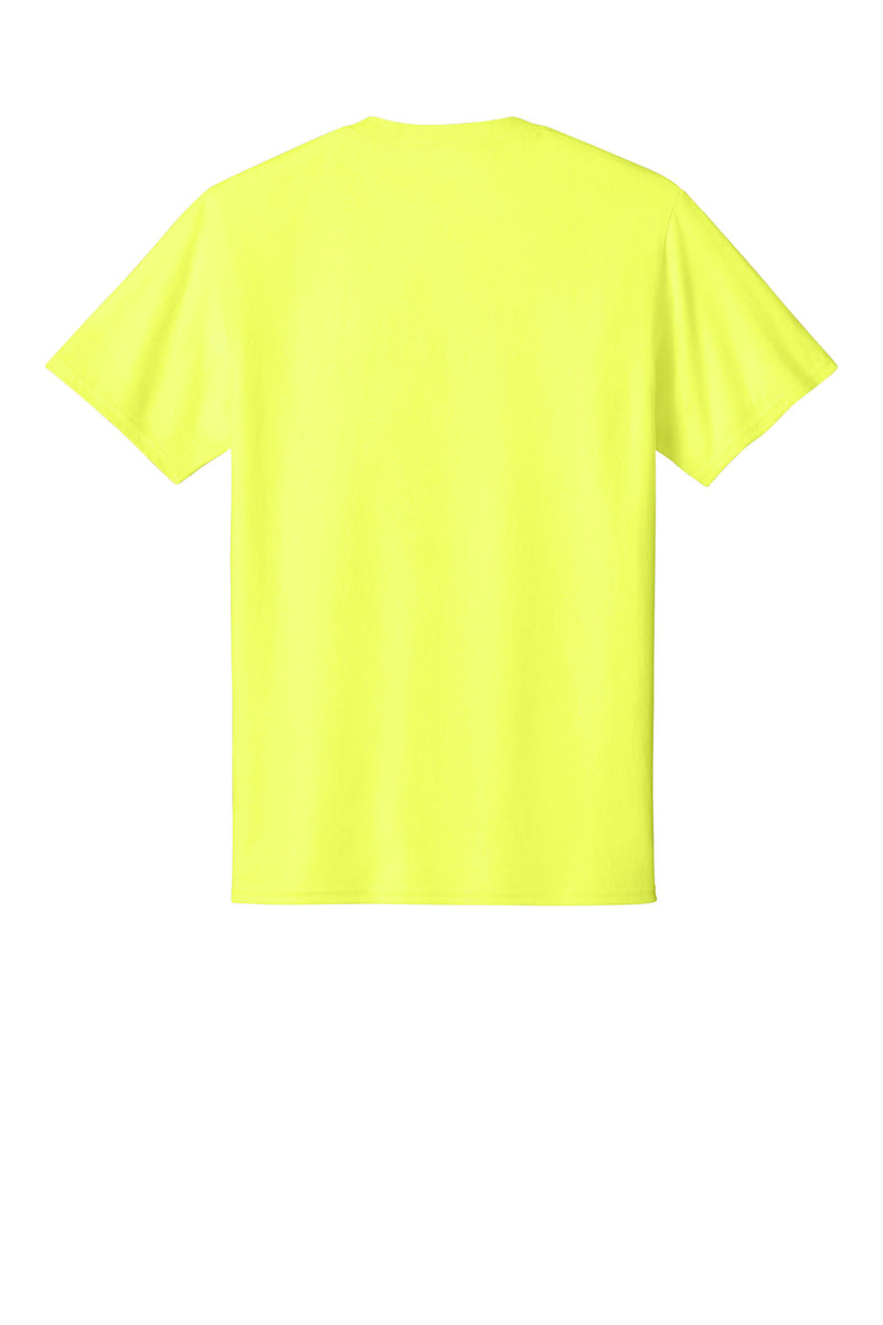 Port & Co Tall Core Cotton Tee - Neon Yellow