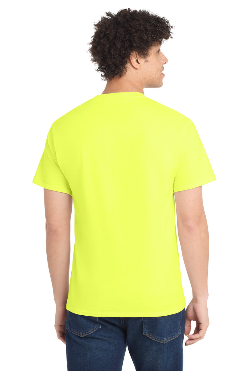 Port & Co Tall Core Cotton Tee - Neon Yellow