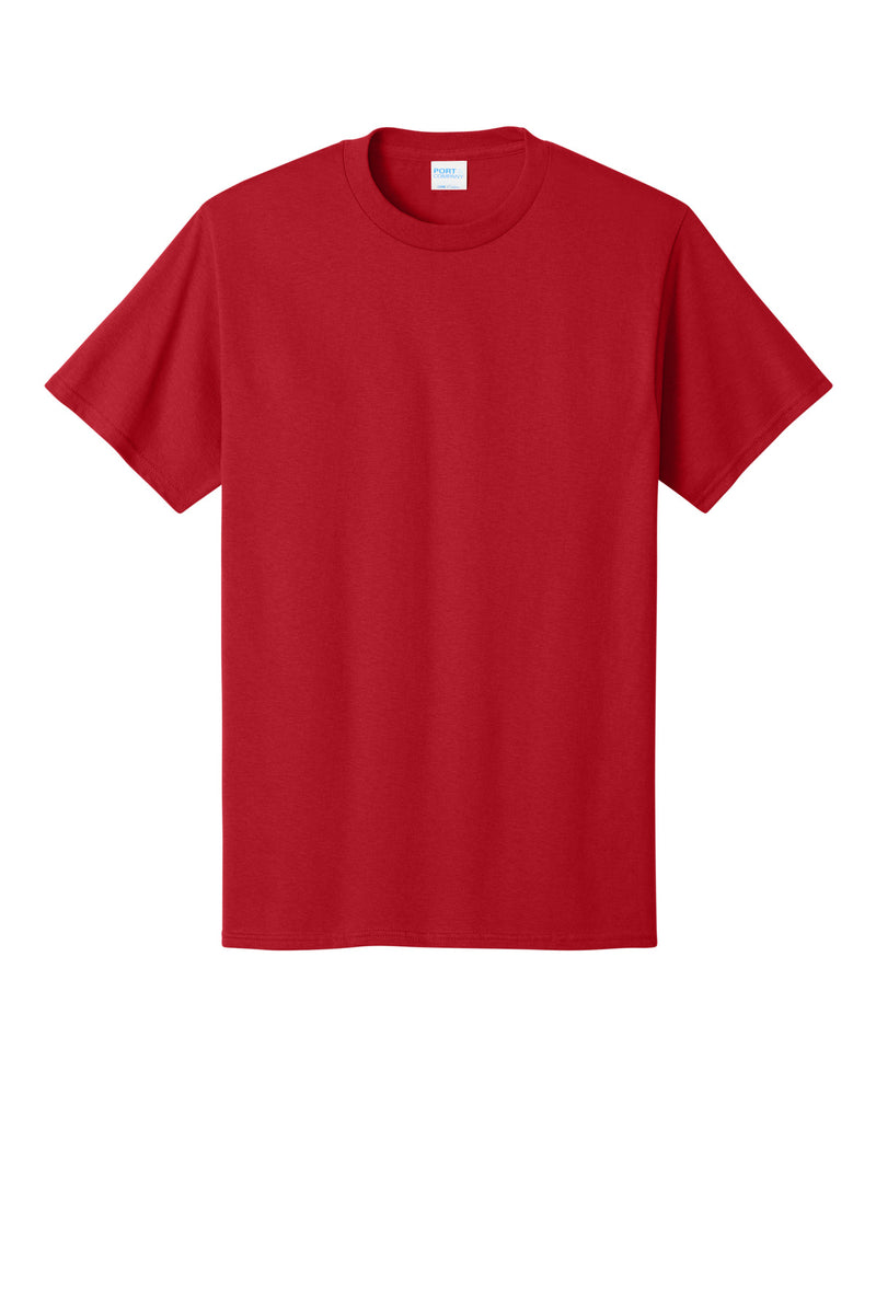 Port & Co Tall Core Cotton Tee - Red