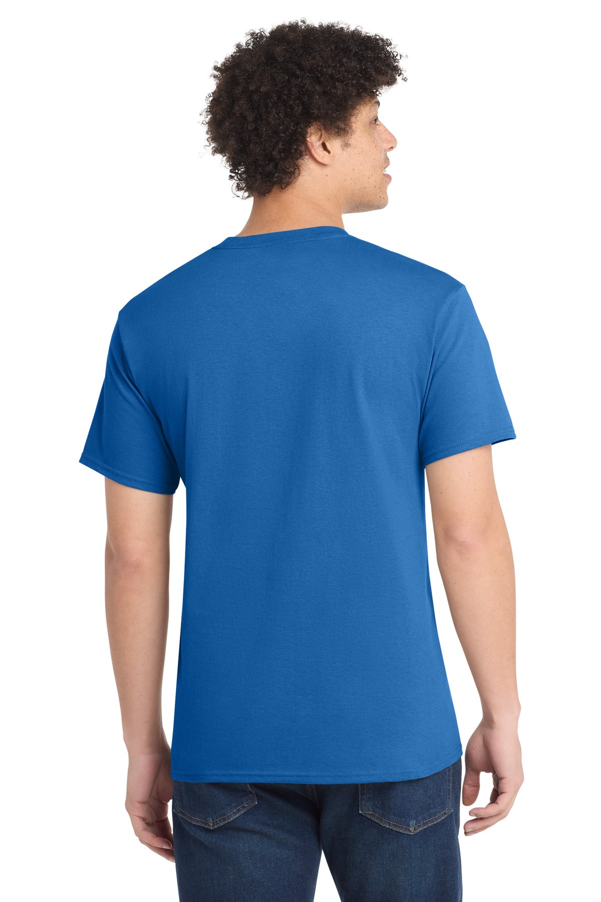 Port & Co Tall Core Cotton Tee - Royal