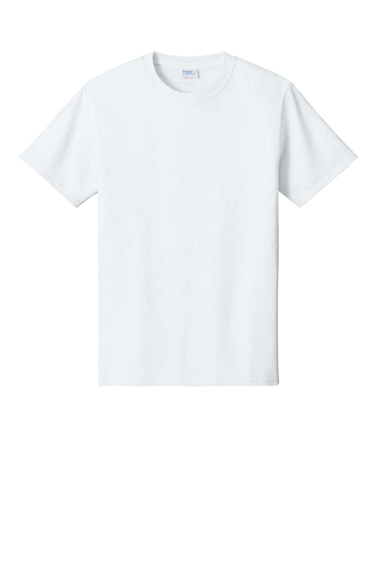 Port & Co Tall Core Cotton Tee - White