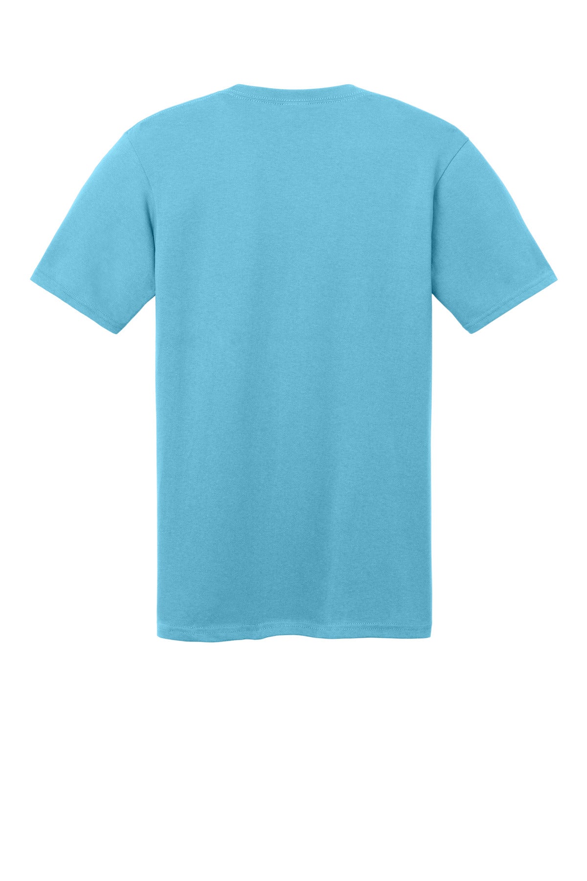 Port & Co Core Cotton V-Neck Tee - Aquatic Blue
