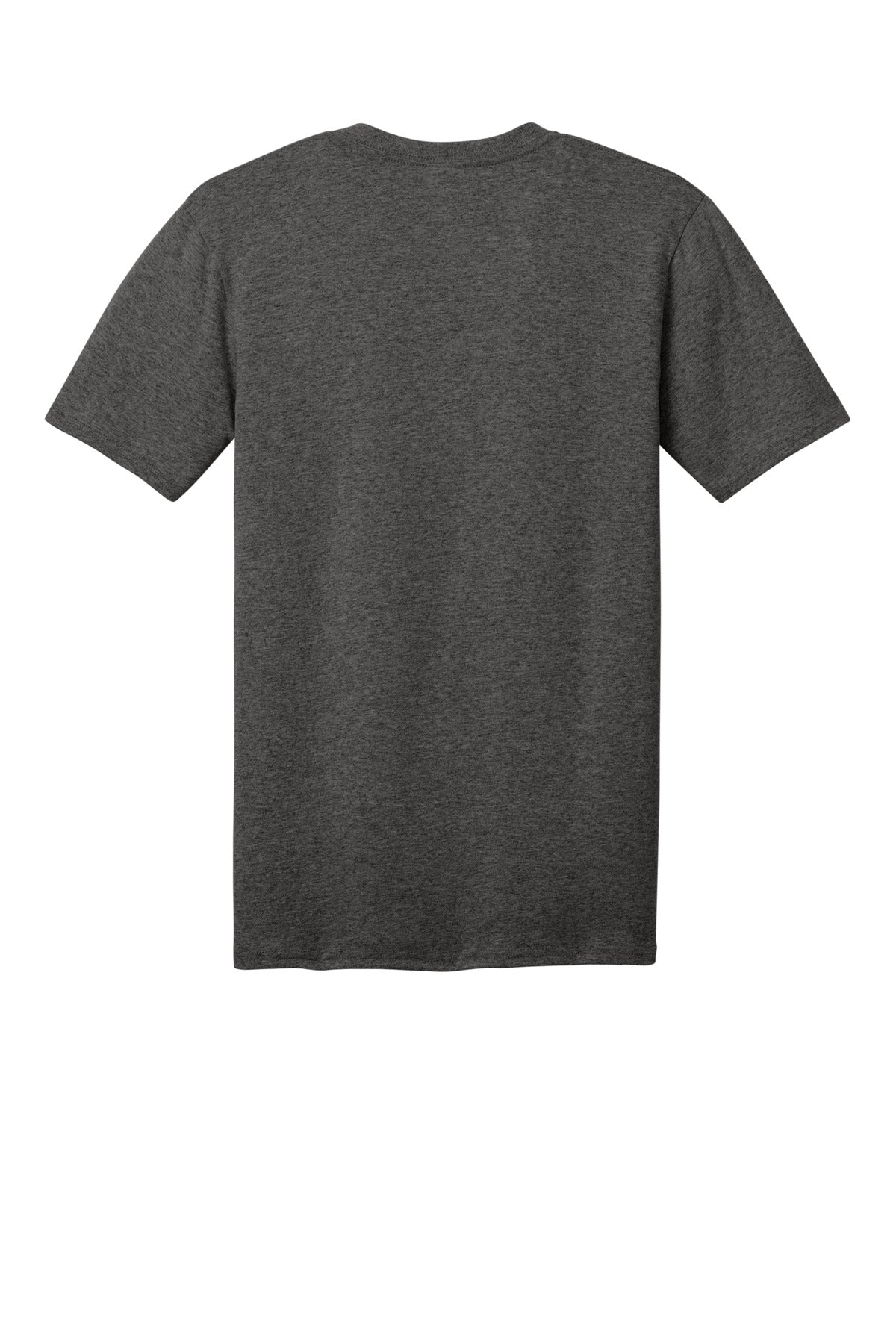 Port & Co Core Cotton V-Neck Tee - Dark Heather Grey