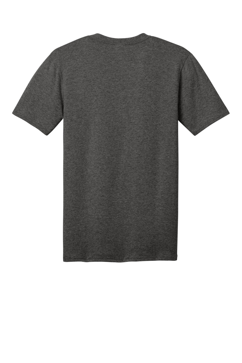 Port & Co Core Cotton V-Neck Tee - Dark Heather Grey