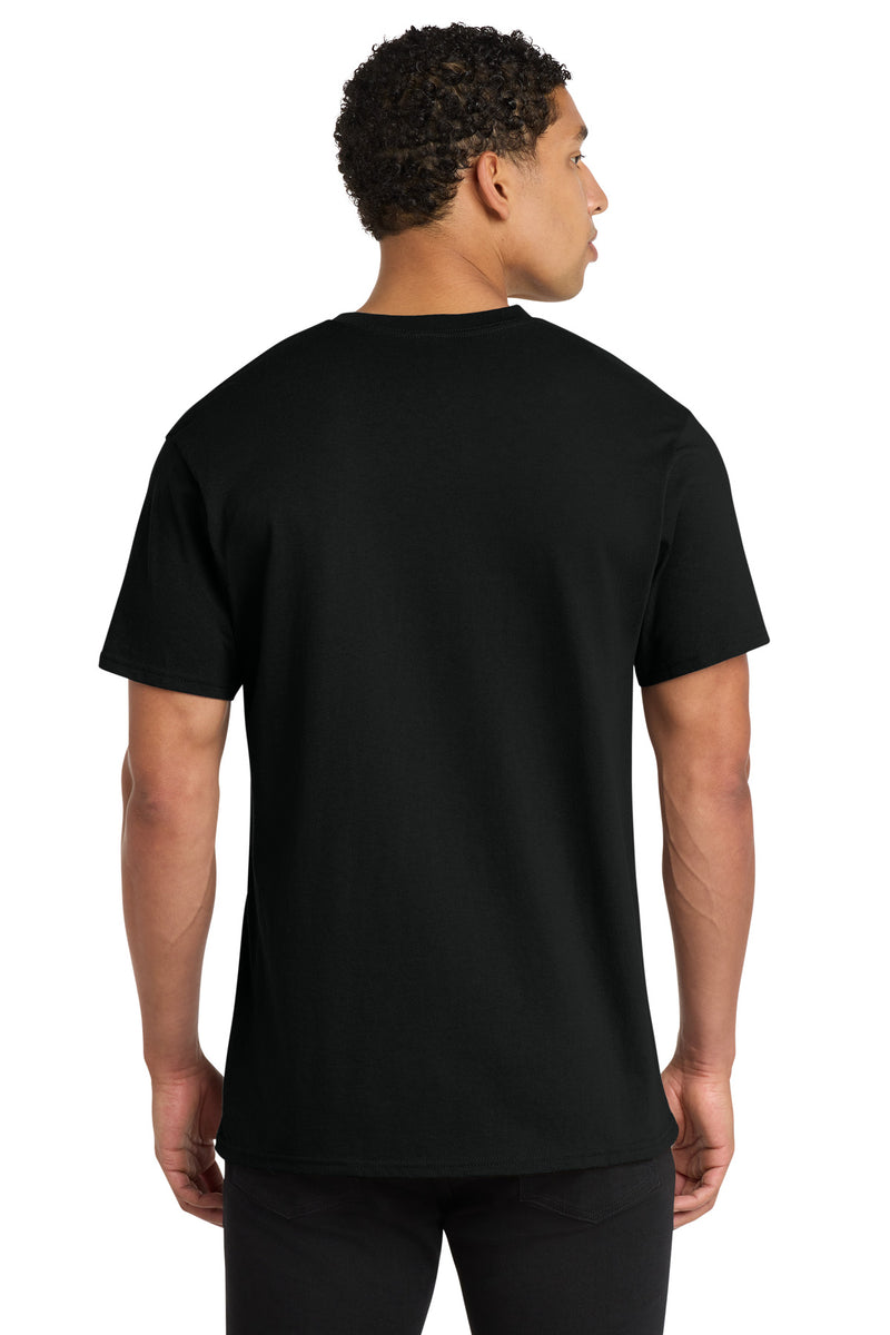 Port & Co Core Cotton V-Neck Tee - Jet Black