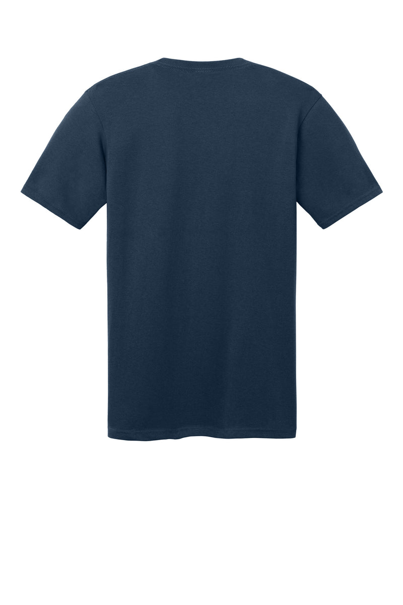Port & Co Core Cotton V-Neck Tee - Navy