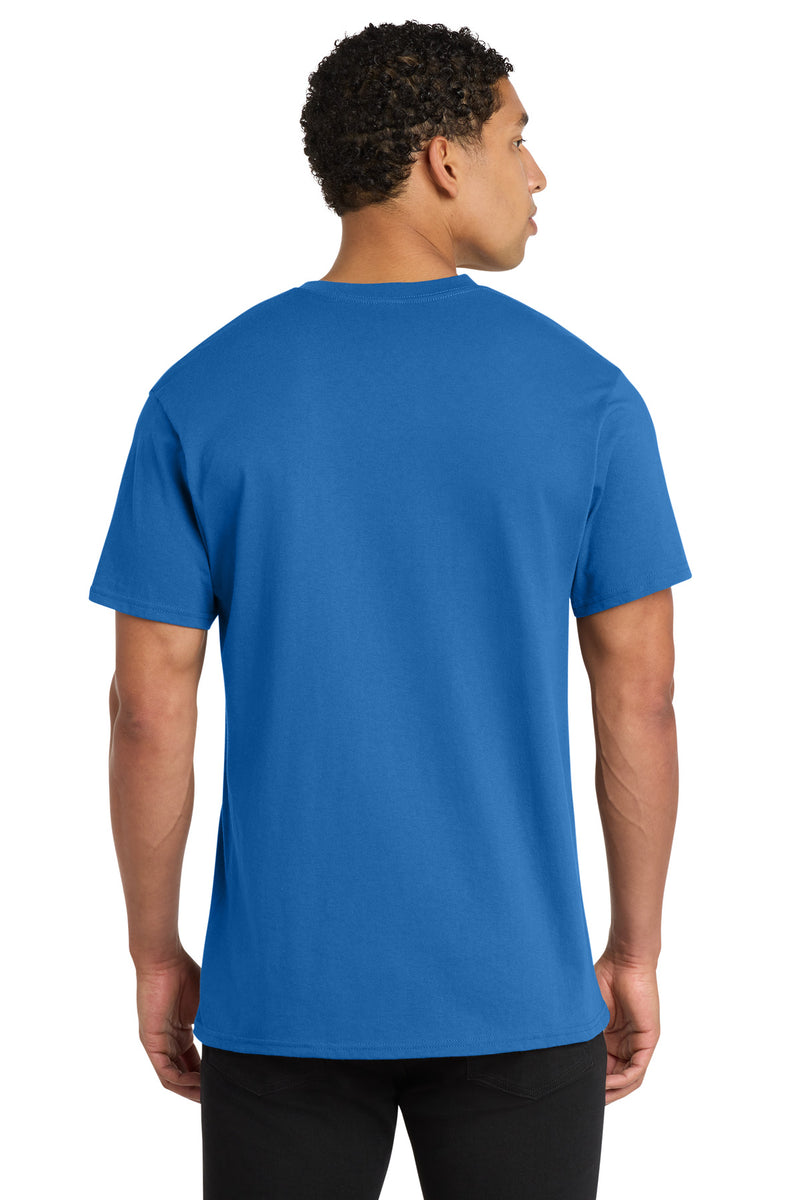 Port & Co Core Cotton V-Neck Tee - Royal