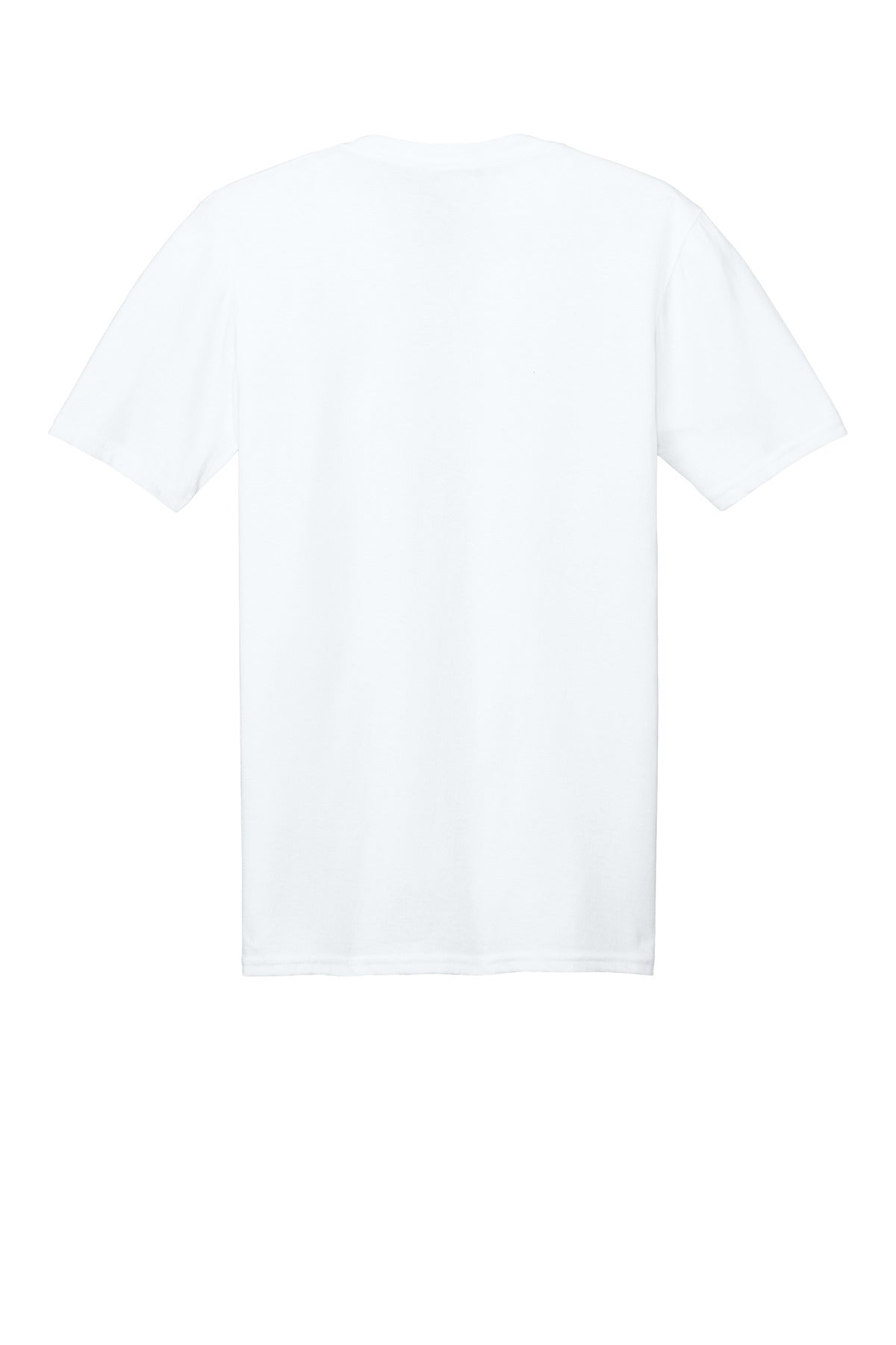 Port & Co Core Cotton V-Neck Tee - White