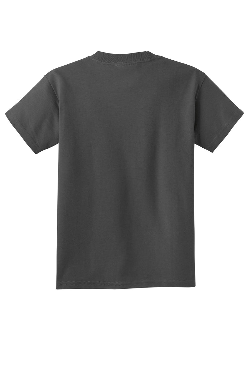 Port & Co Youth Core Cotton DTG Tee - Charcoal