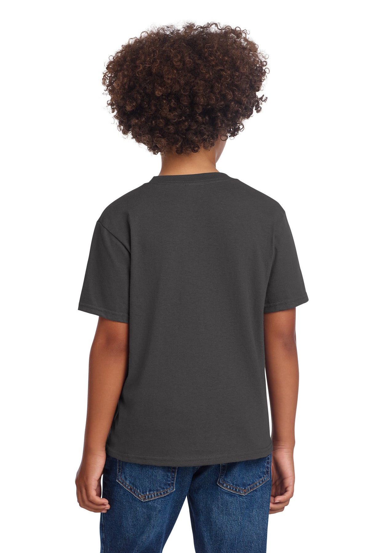 Port & Co Youth Core Cotton DTG Tee - Charcoal