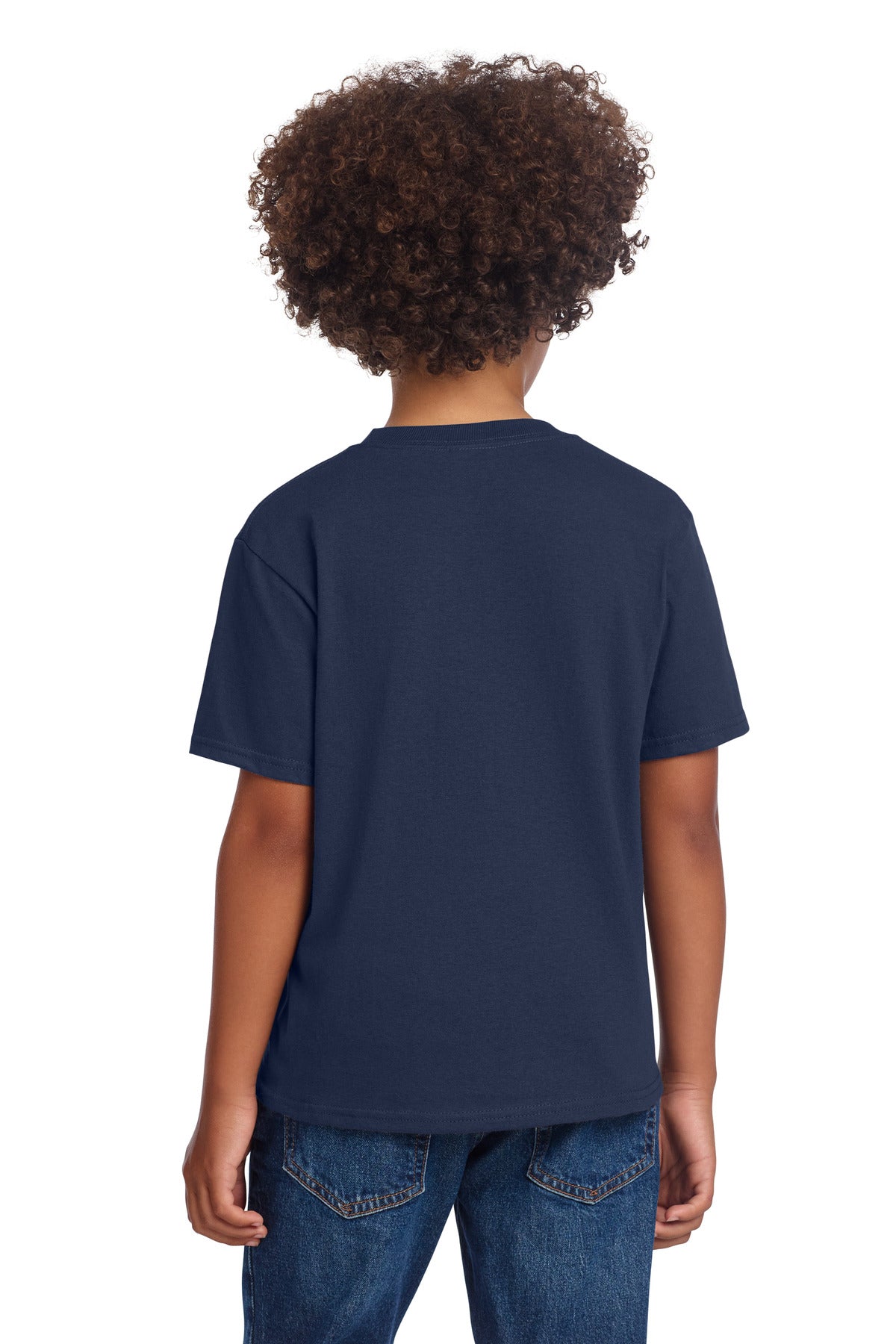 Port & Co Youth Core Cotton DTG Tee - Navy