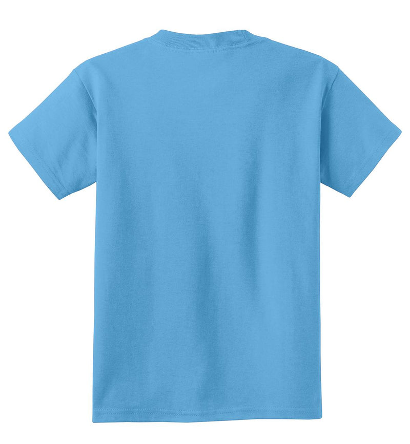 Port & Co Youth Core Cotton Tee - Aquatic Blue