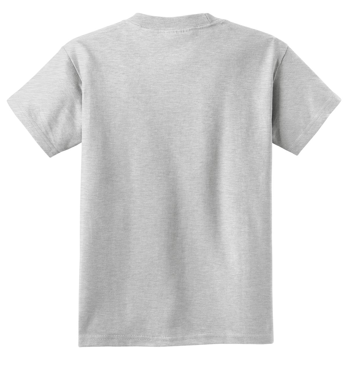 Port & Co Youth Core Cotton Tee - Ash