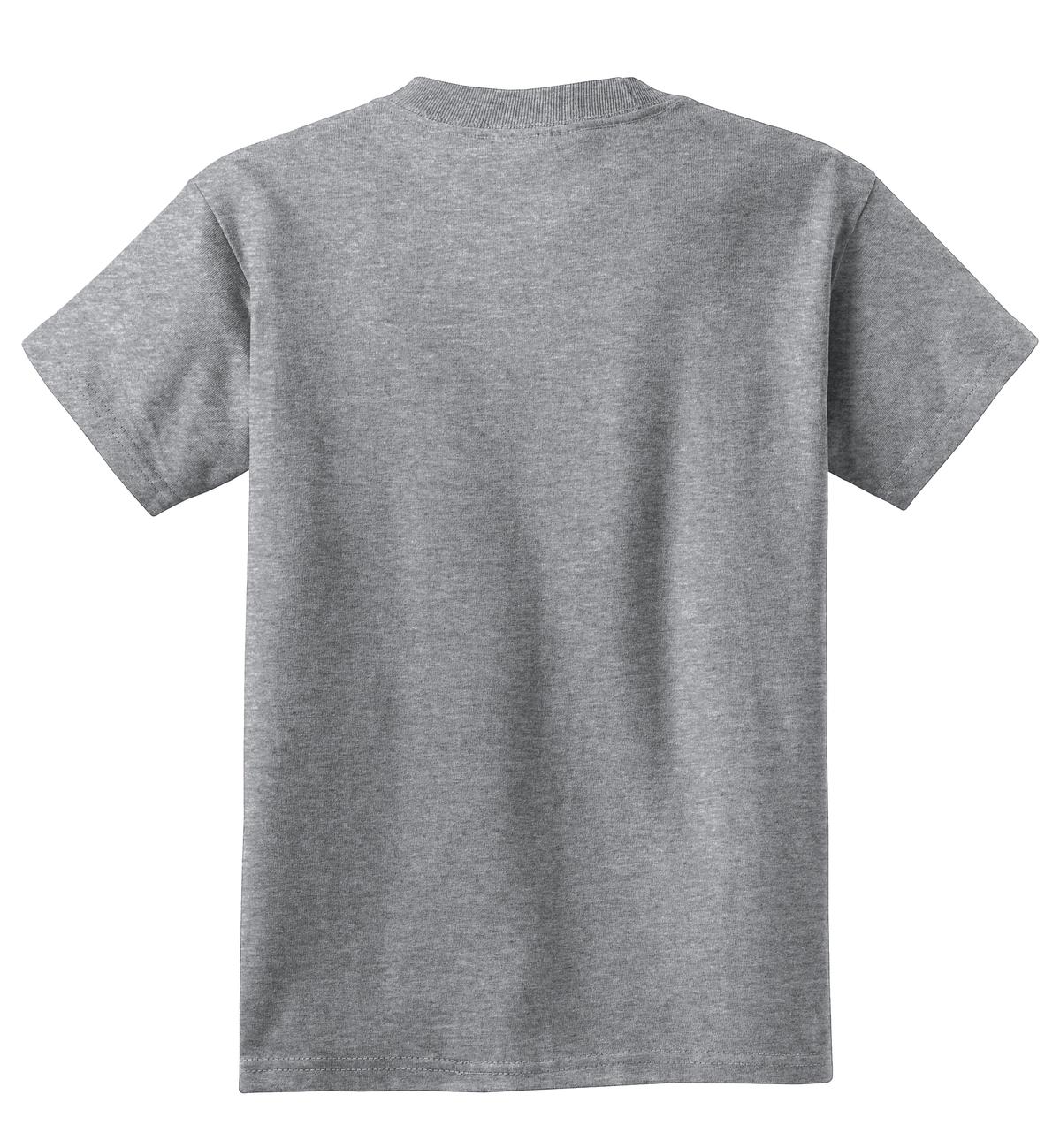 Port & Co Youth Core Cotton Tee - Athletic Heather