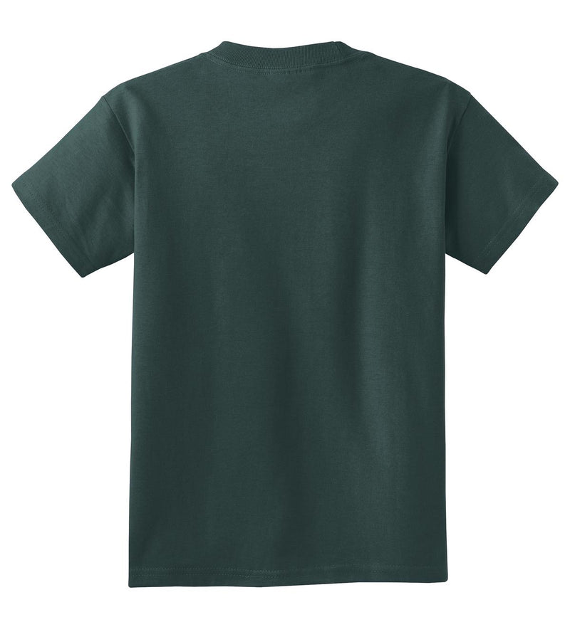 Port & Co Youth Core Cotton Tee - Dark Green