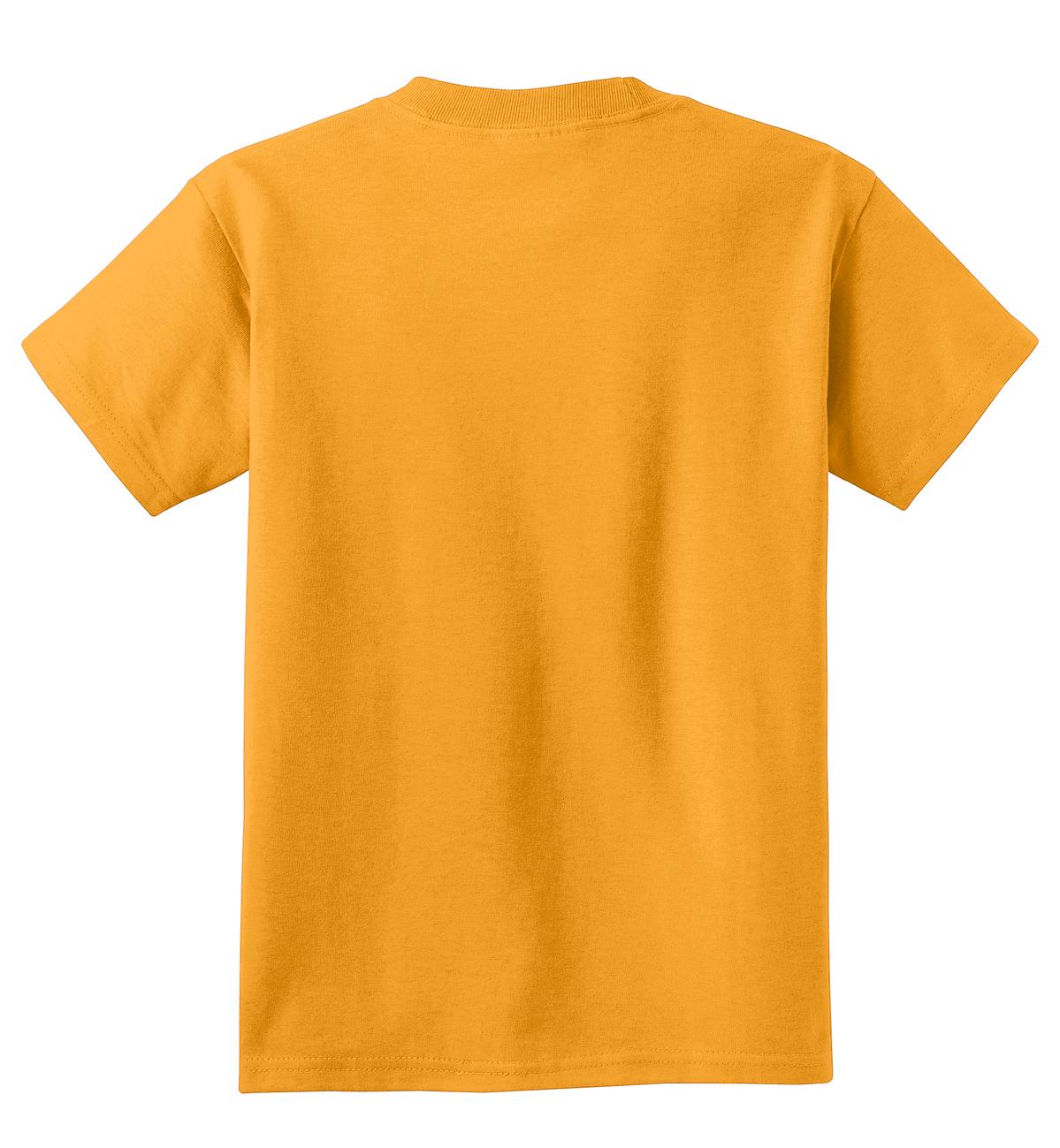 Port & Co Youth Core Cotton Tee - Gold