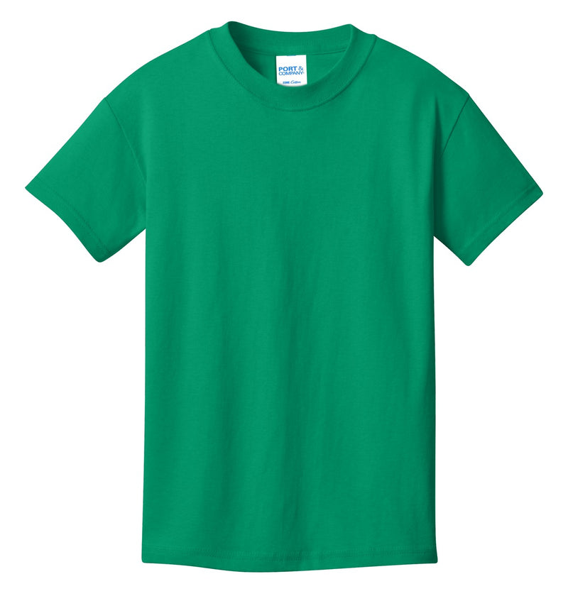 Port & Co Youth Core Cotton Tee - Kelly