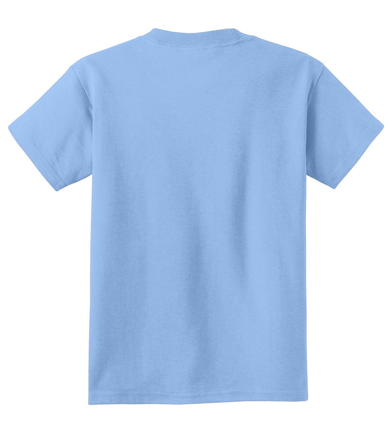 Port & Co Youth Core Cotton Tee - Light Blue
