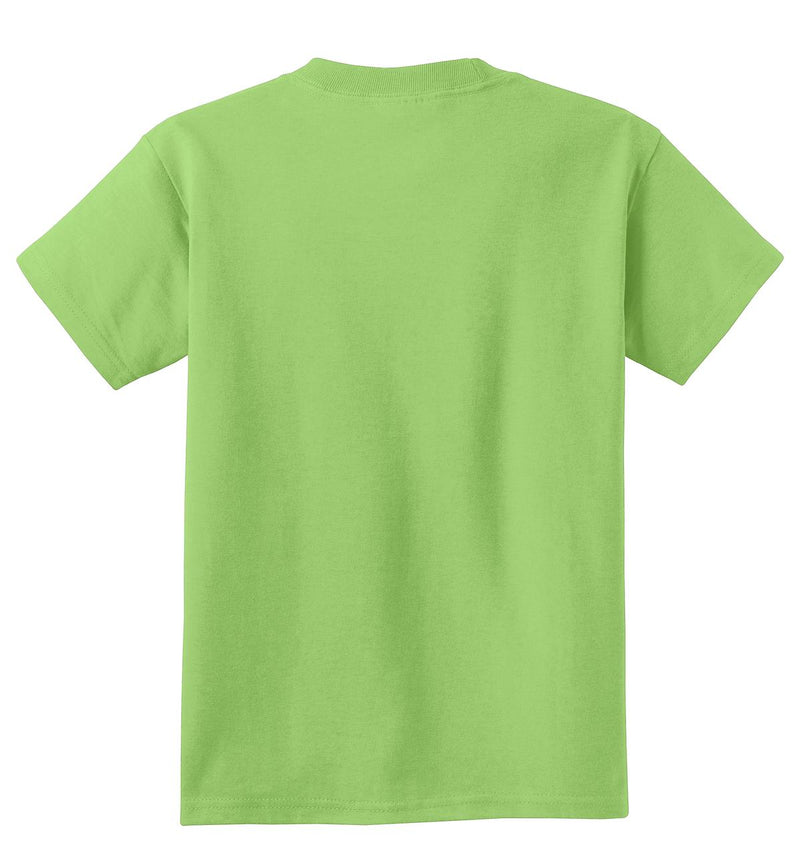 Port & Co Youth Core Cotton Tee - Lime