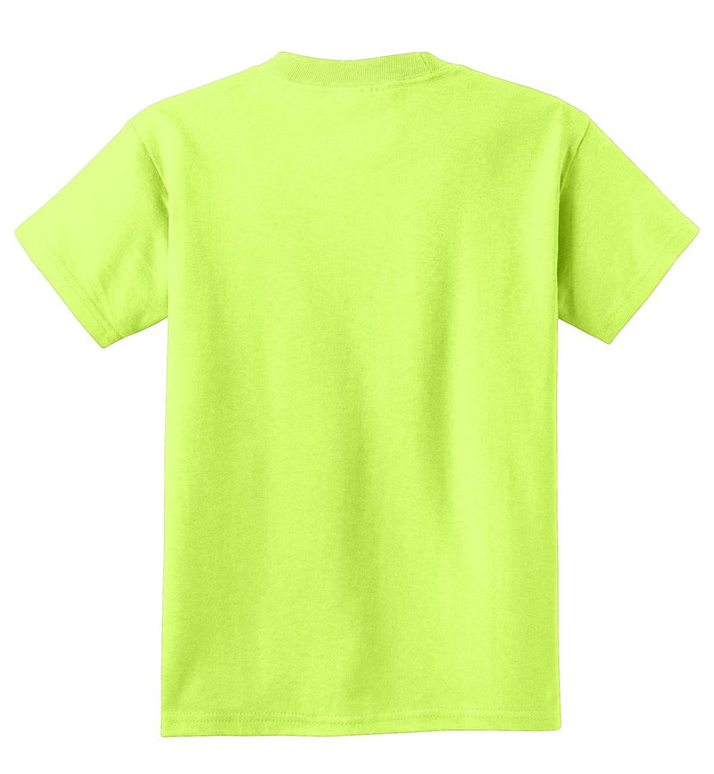 Port & Co Youth Core Cotton Tee - Neon Yellow