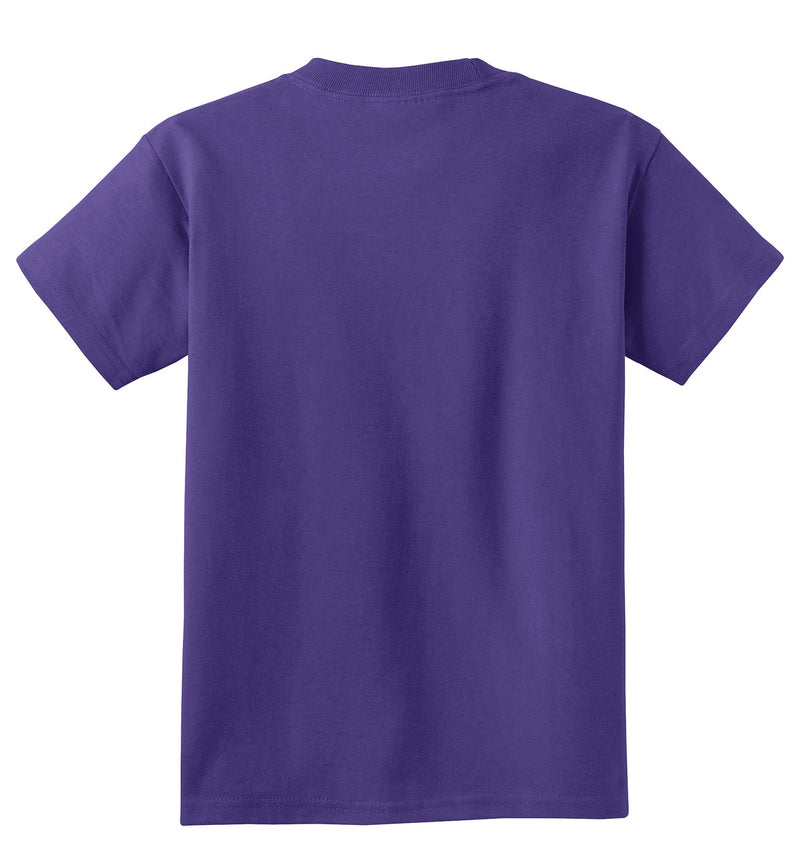 Port & Co Youth Core Cotton Tee - Purple