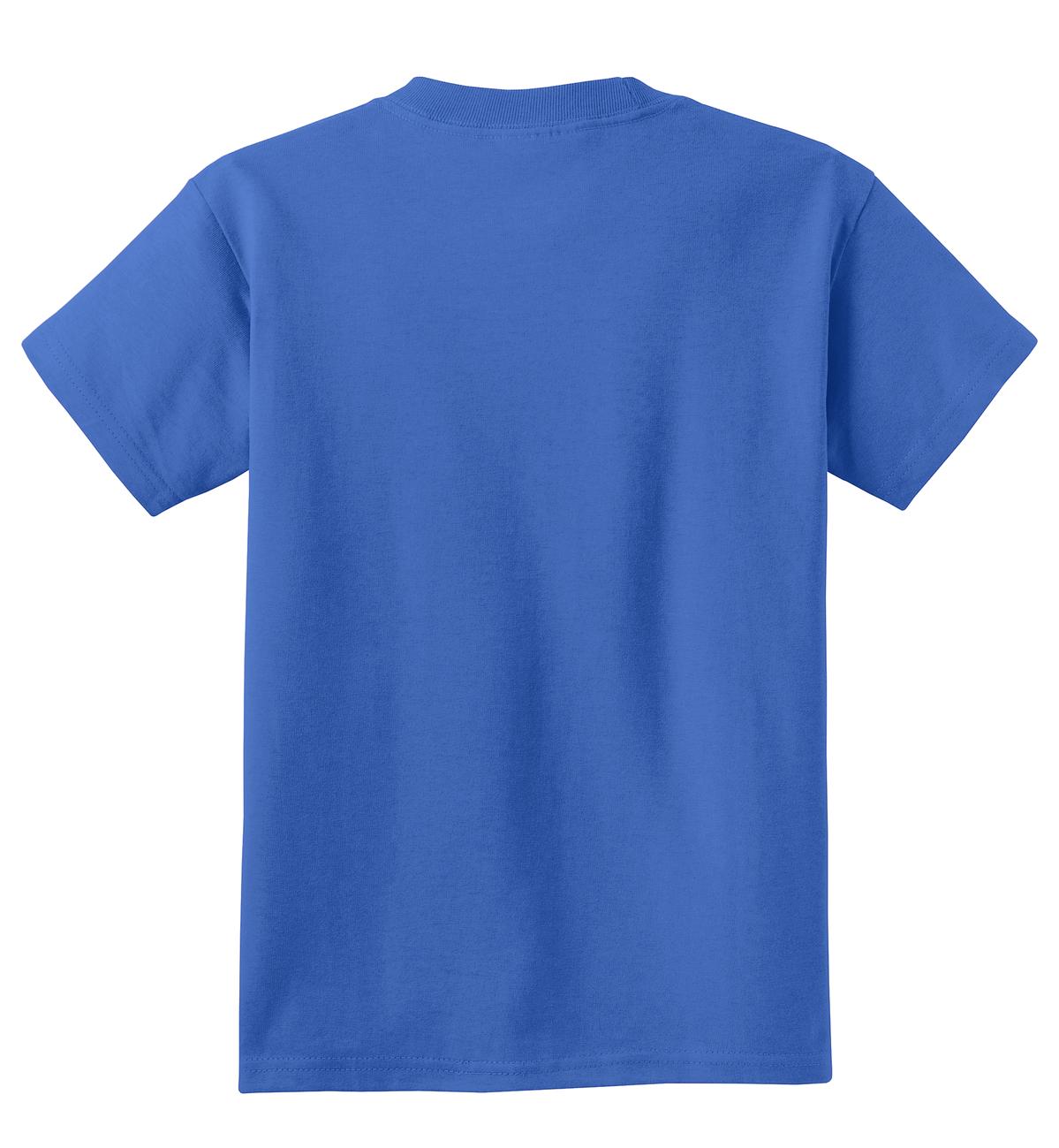 Port & Co Youth Core Cotton Tee - Royal