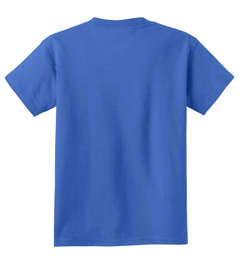 Port & Co Youth Core Cotton Tee - Royal