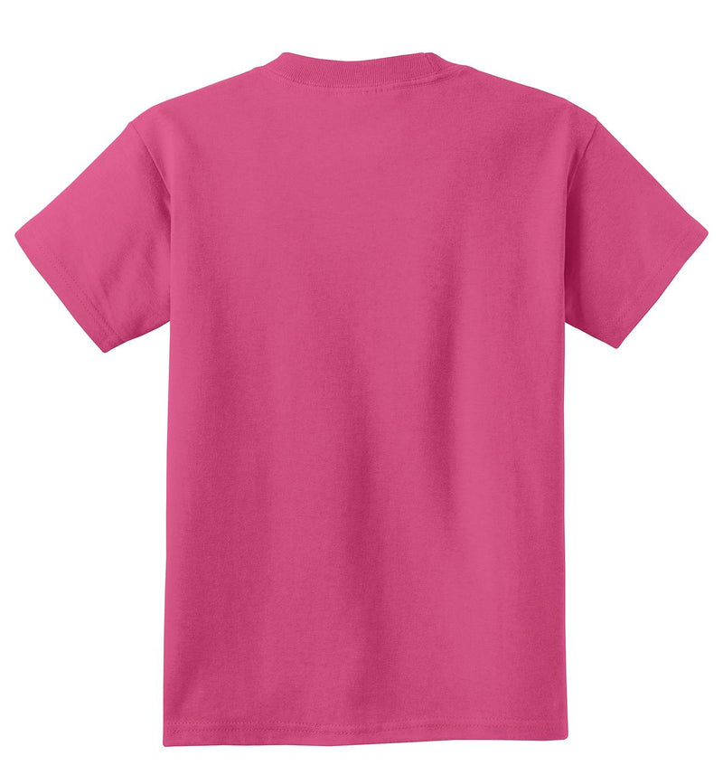 Port & Co Youth Core Cotton Tee - Sangria
