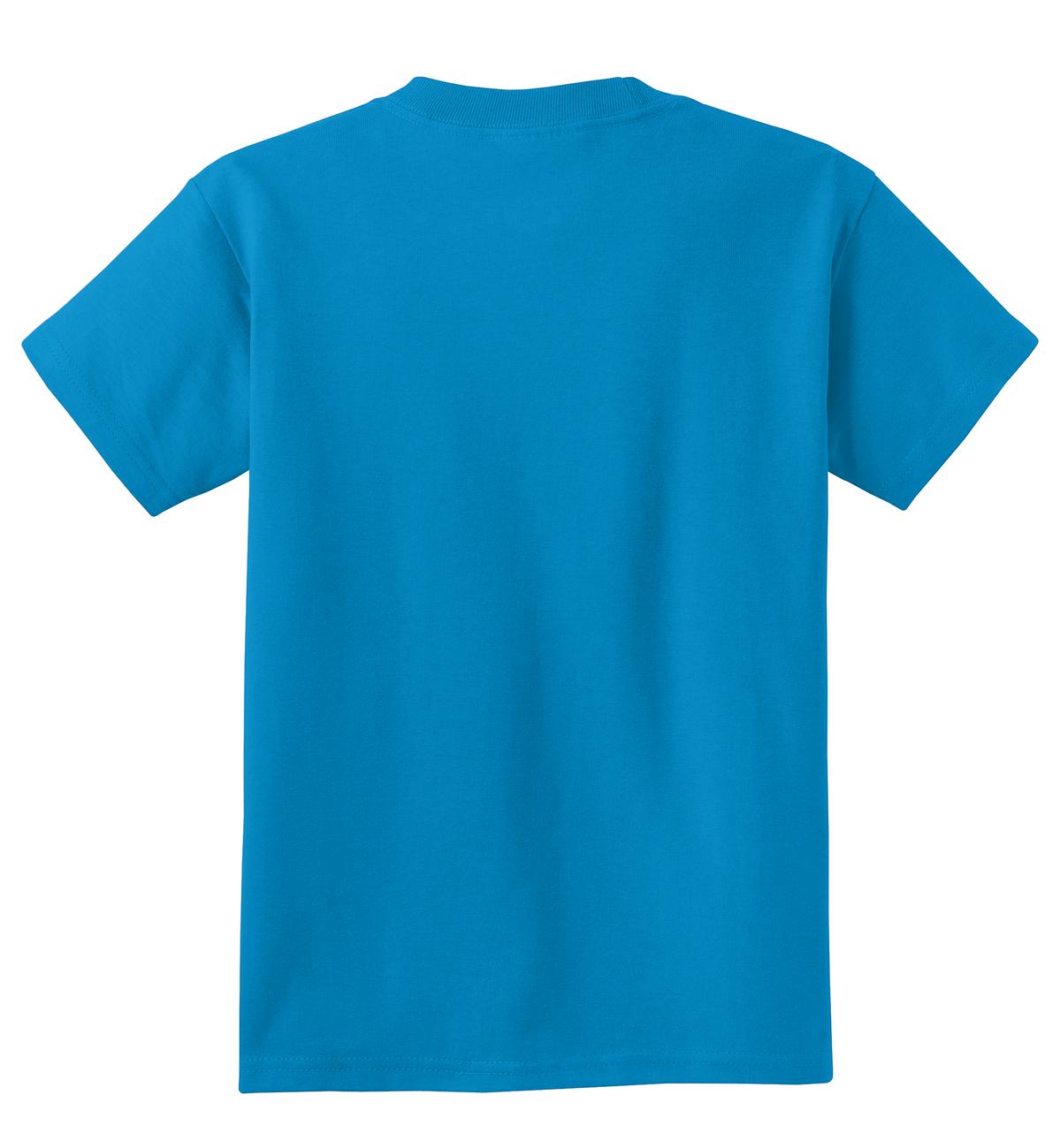 Port & Co Youth Core Cotton Tee - Sapphire