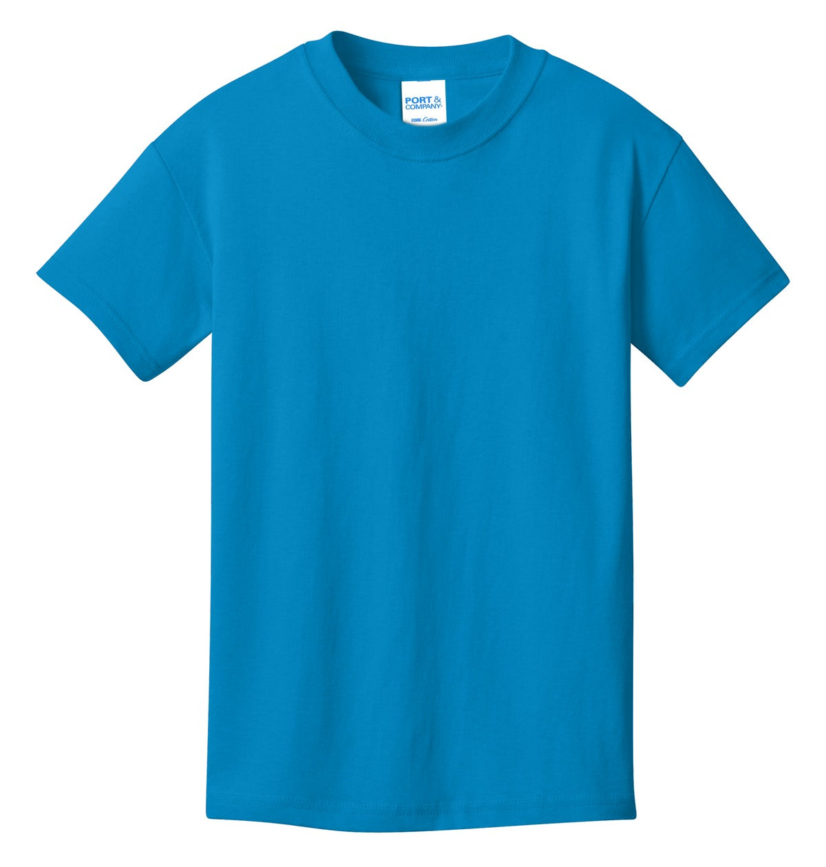 Port & Co Youth Core Cotton Tee - Sapphire