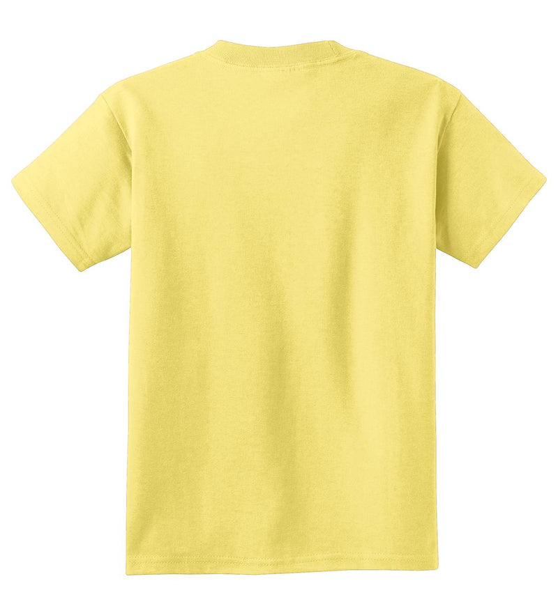 Port & Co Youth Core Cotton Tee - Yellow