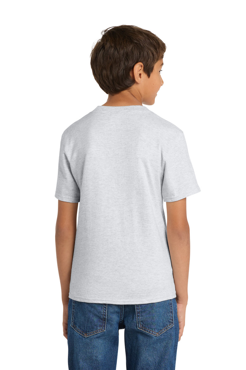 Port & Co Youth Core Cotton Tee - Ash