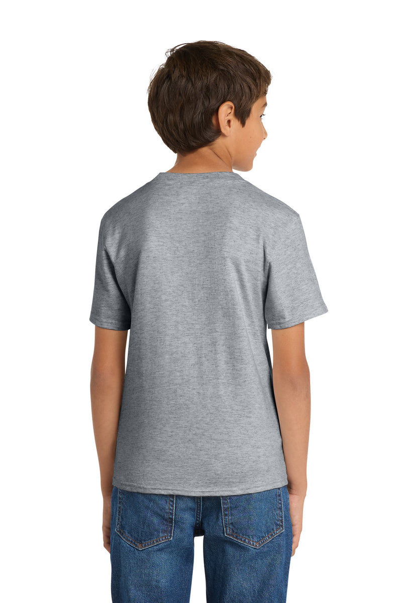 Port & Co Youth Core Cotton Tee - Athletic Heather