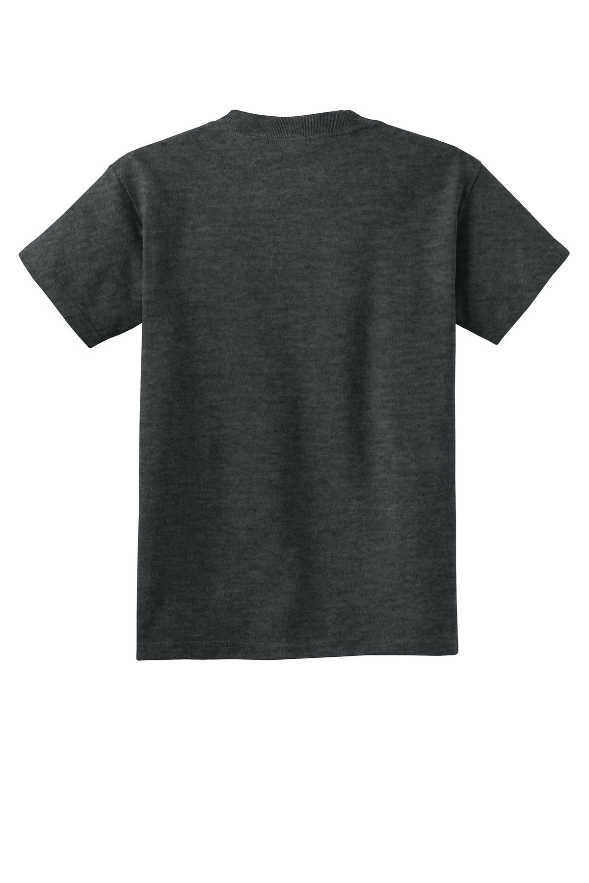Port & Co Youth Core Cotton Tee - Black Heather