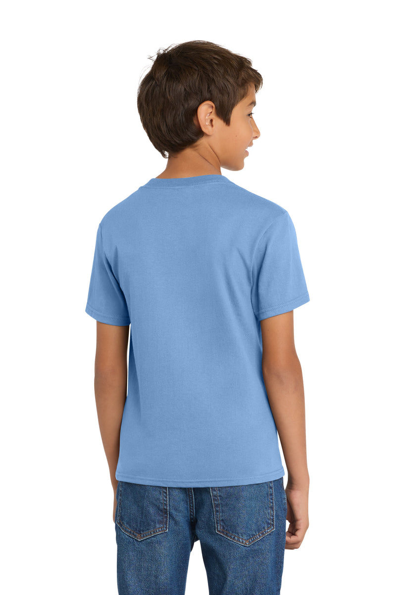 Port & Co Youth Core Cotton Tee - Carolina Blue