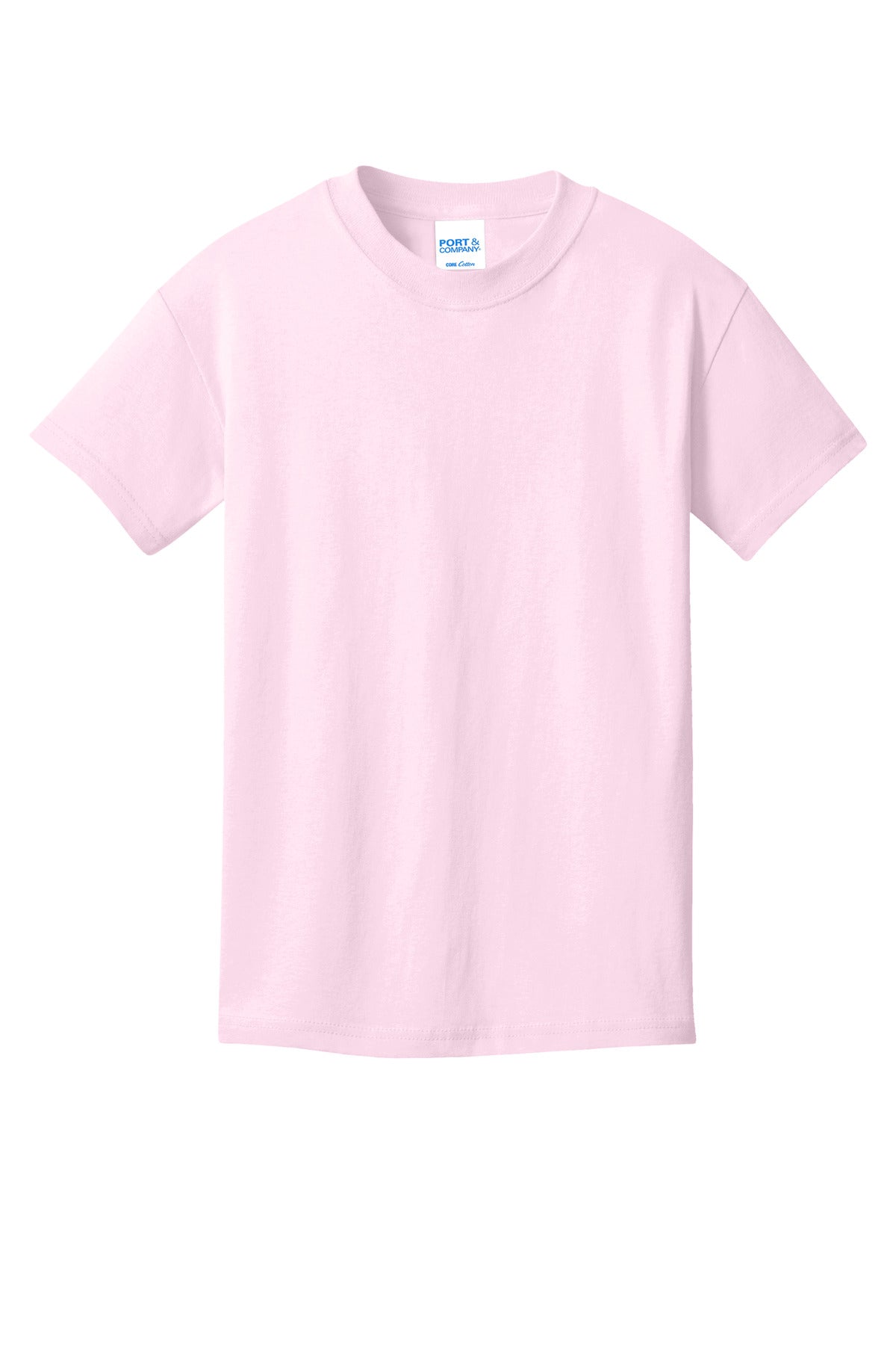 Port & Co Youth Core Cotton Tee - Cherry Blossom