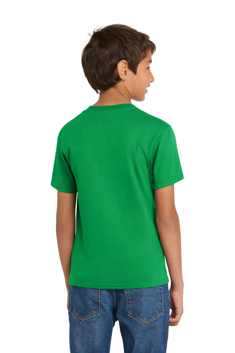 Port & Co Youth Core Cotton Tee - Clover Green