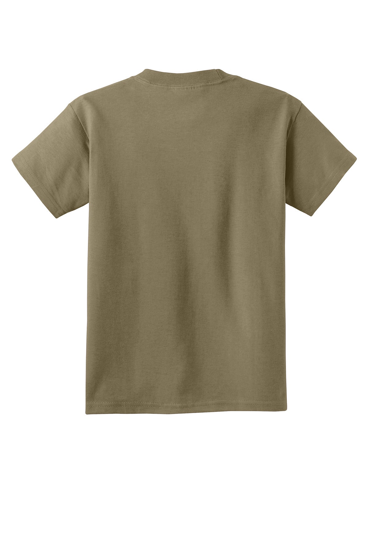 Port & Co Youth Core Cotton Tee - Coyote Brown