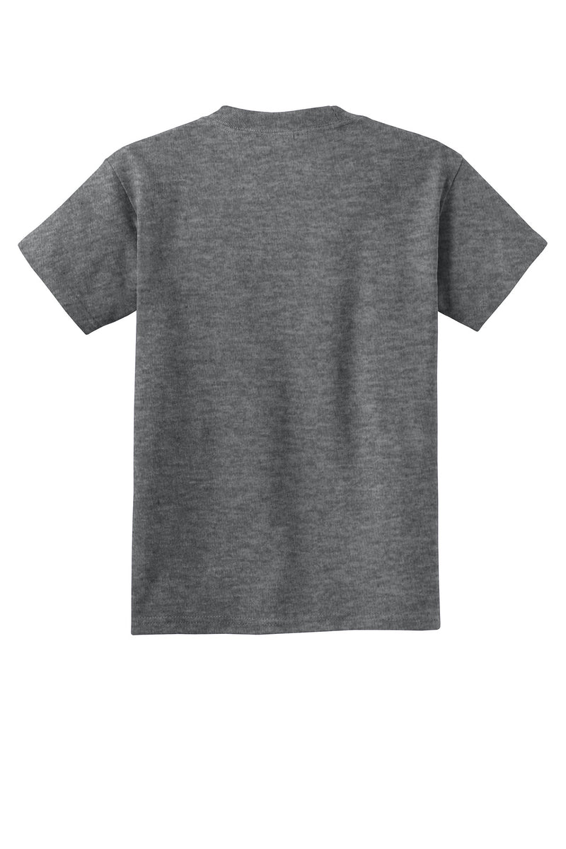Port & Co Youth Core Cotton Tee - Graphite Heather