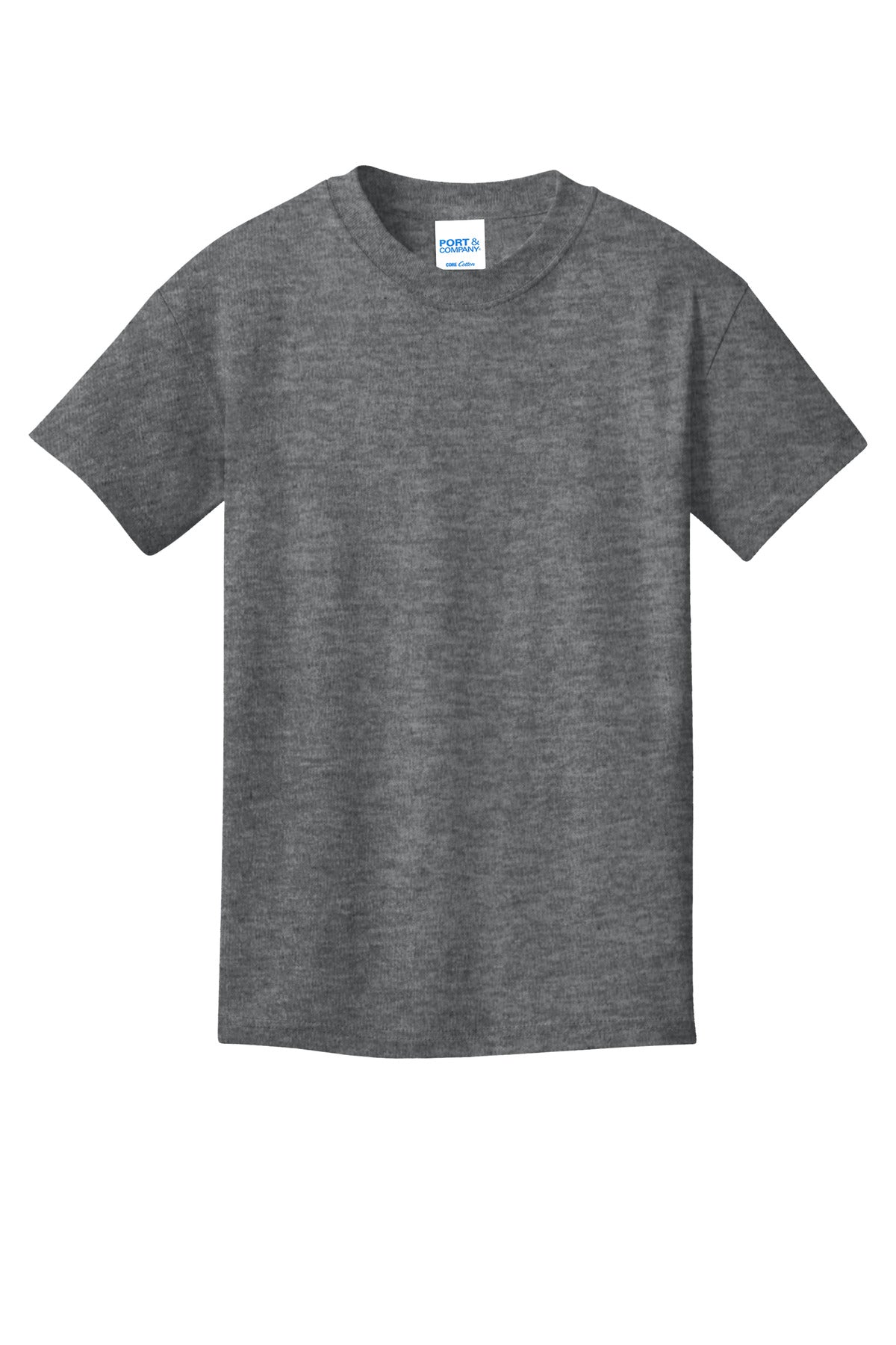 Port & Co Youth Core Cotton Tee - Graphite Heather