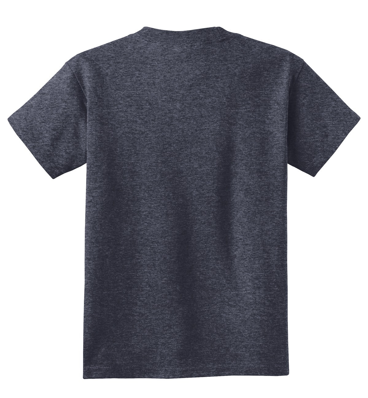 Port & Co Youth Core Cotton Tee - Heather Navy