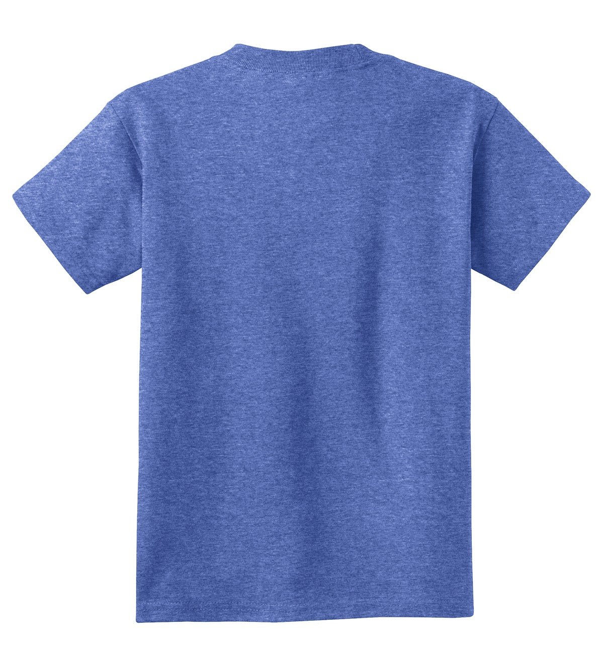 Port & Co Youth Core Cotton Tee - Heather Royal