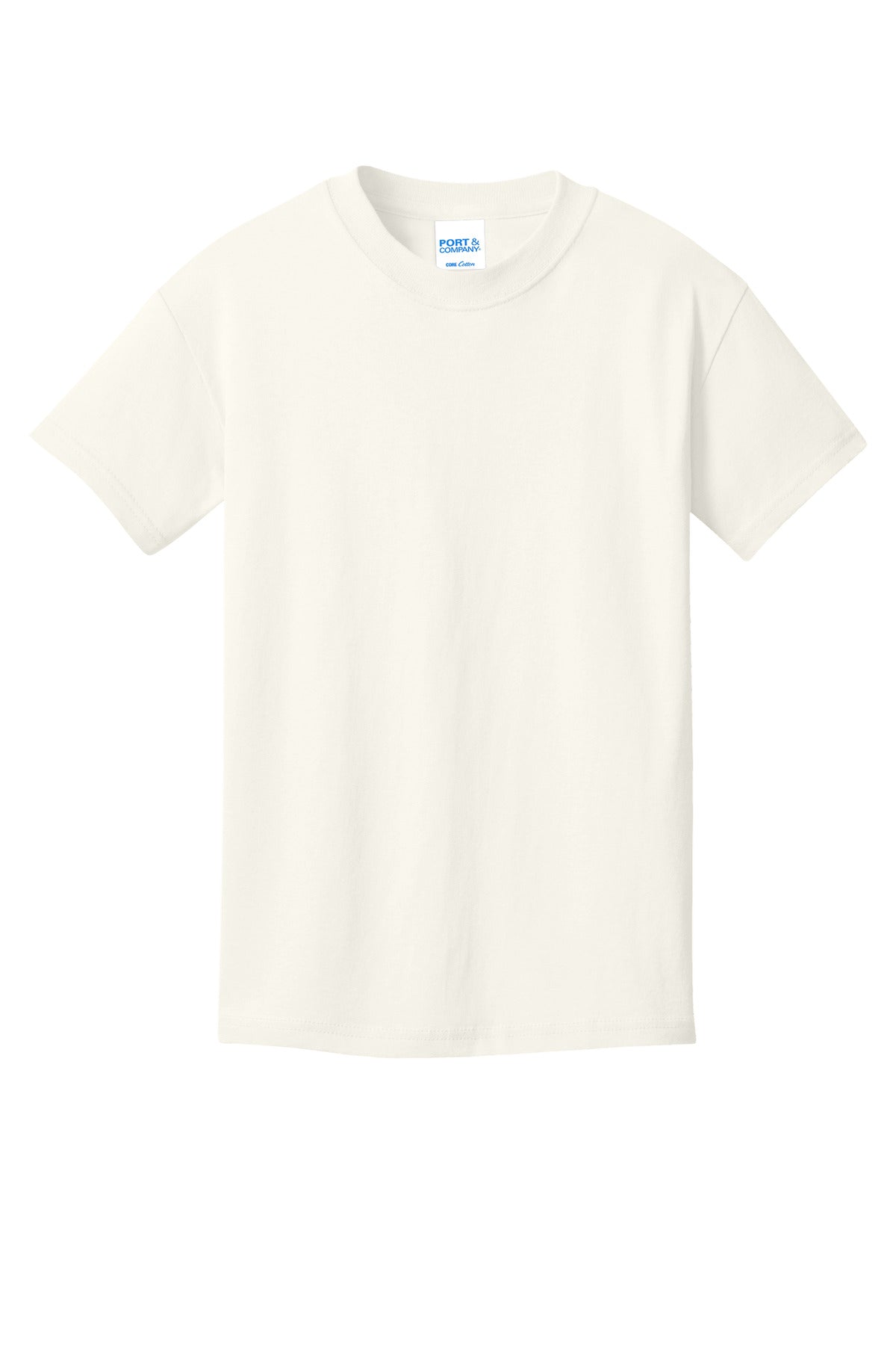 Port & Co Youth Core Cotton Tee - Ivory