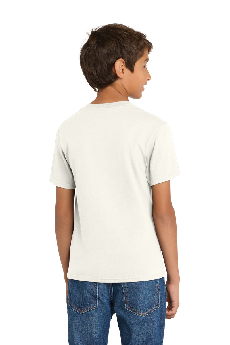 Port & Co Youth Core Cotton Tee - Ivory