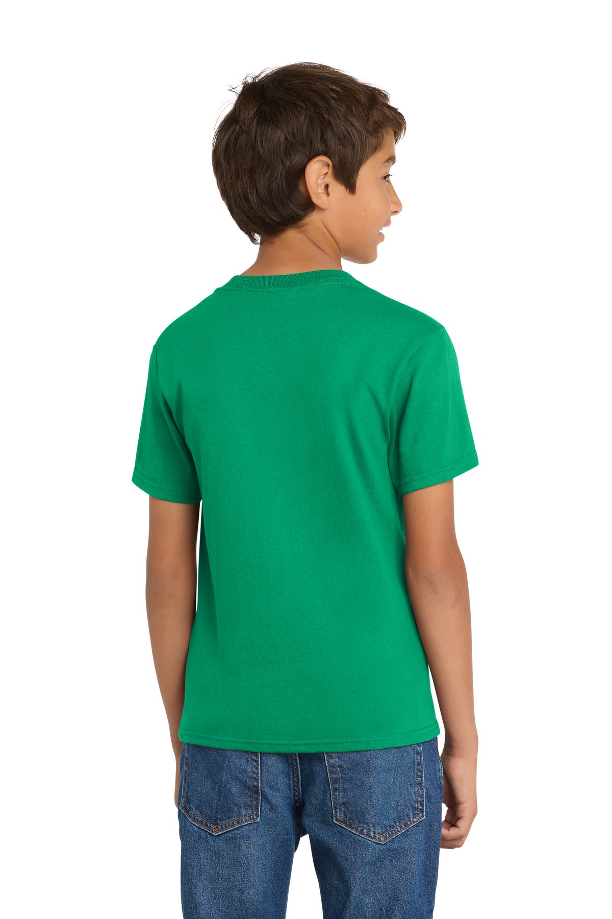 Port & Co Youth Core Cotton Tee - Kelly