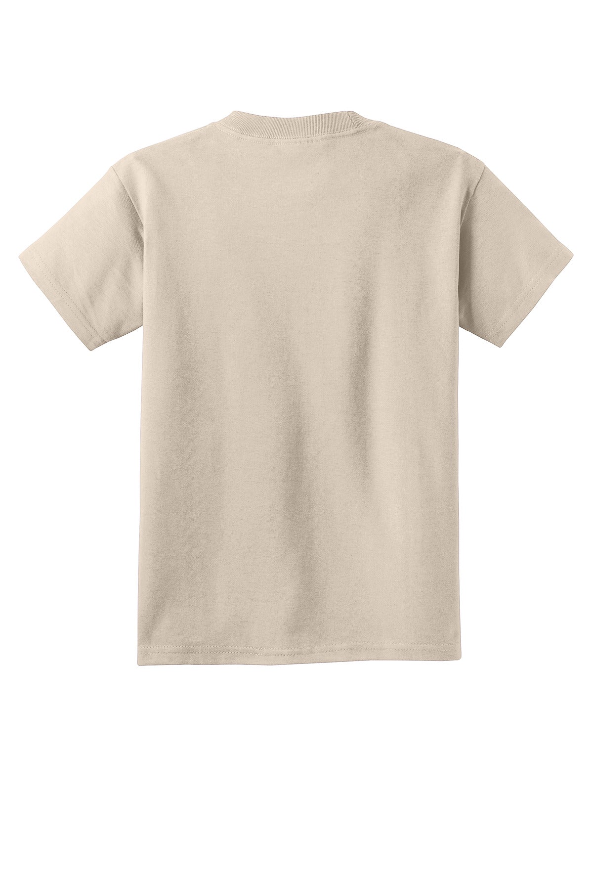 Port & Co Youth Core Cotton Tee - Light Sand