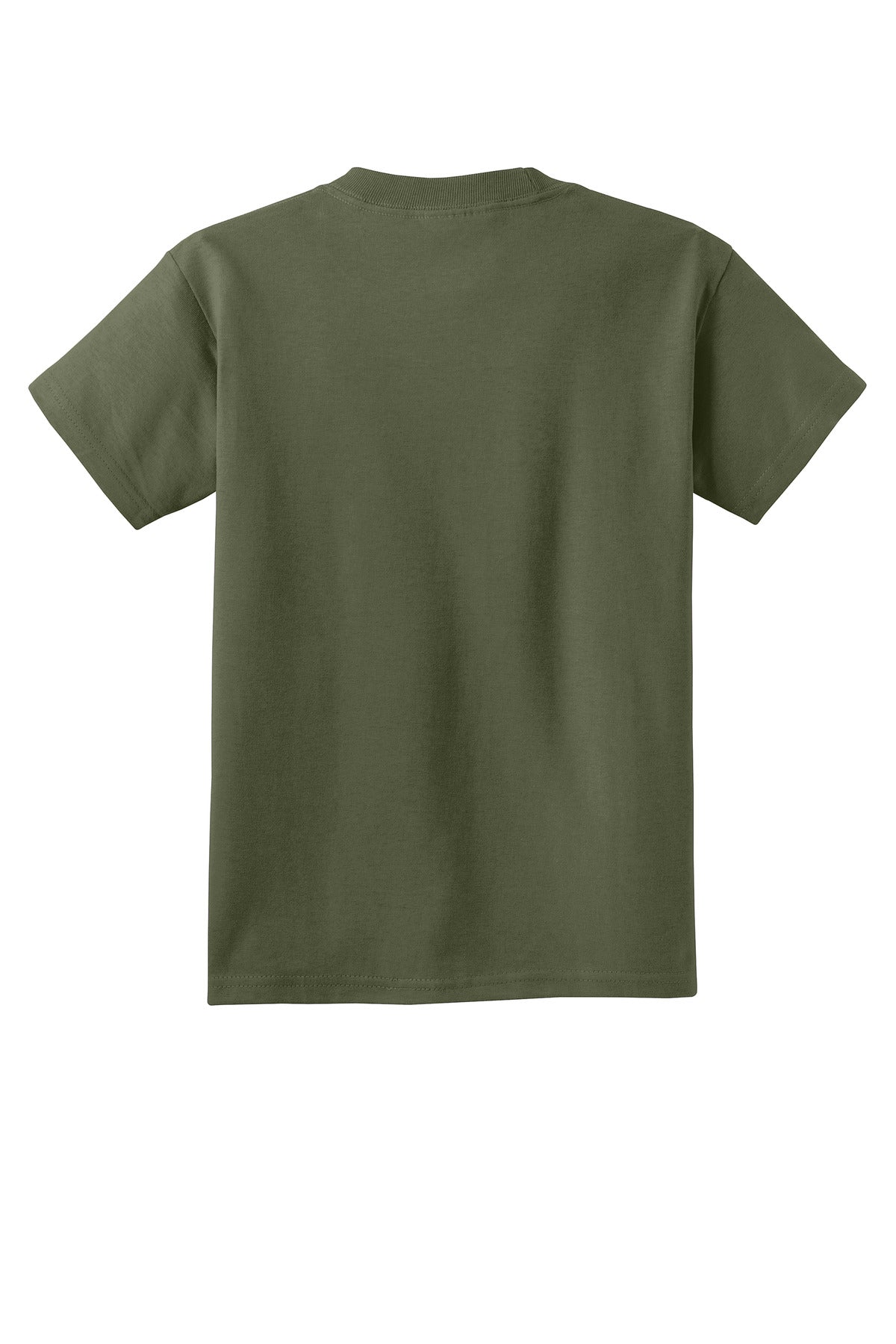 Port & Co Youth Core Cotton Tee - Olive Drab Green