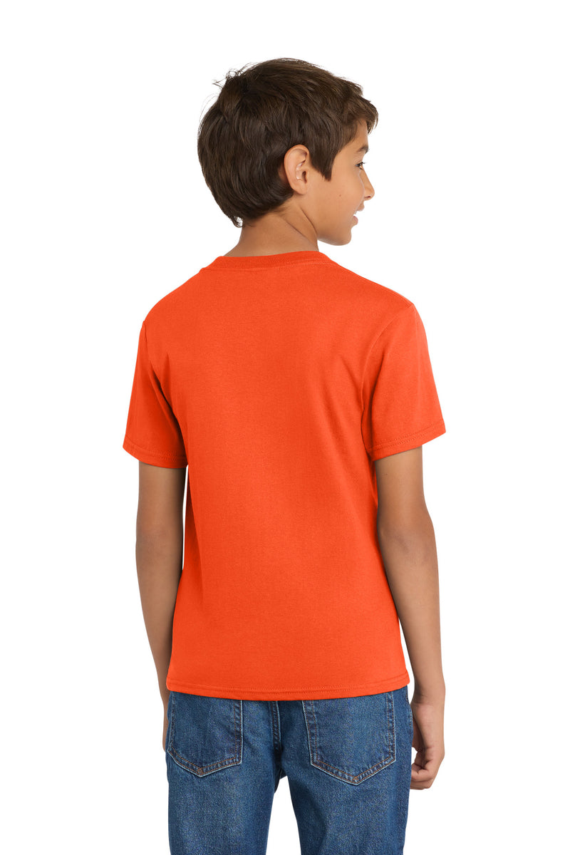 Port & Co Youth Core Cotton Tee - Orange